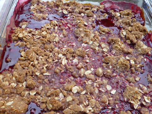 Let’s Get This Party Started With Sour Cherry Crisp